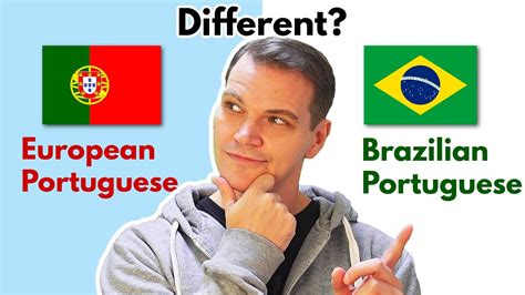 difference portuguese and brazilian